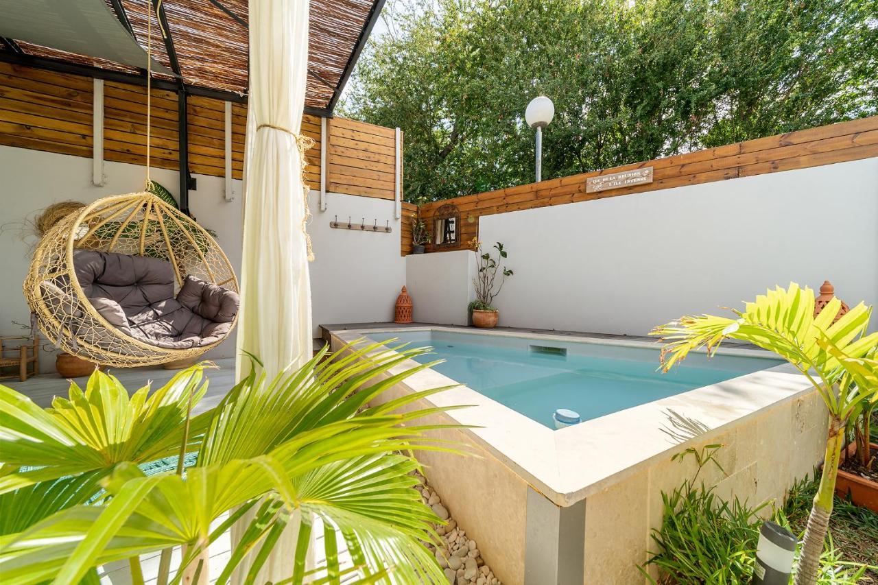 Villa Latrille - Piscine - Sauna - Jacuzzi La Saline Le Bains Exteriör bild